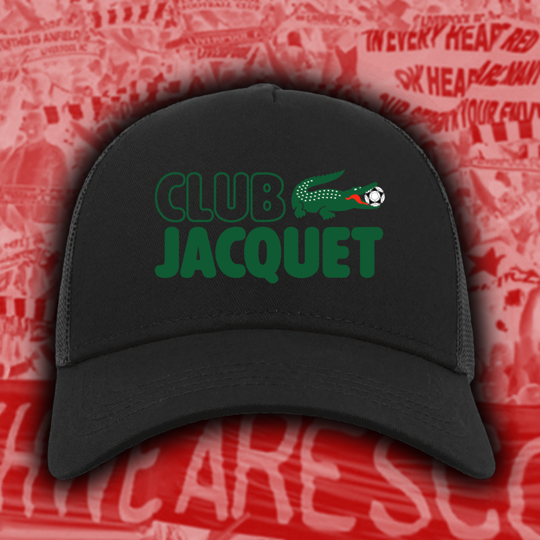 Club Jacquet cap with printed Jacquet logo, available in black, grey or navy