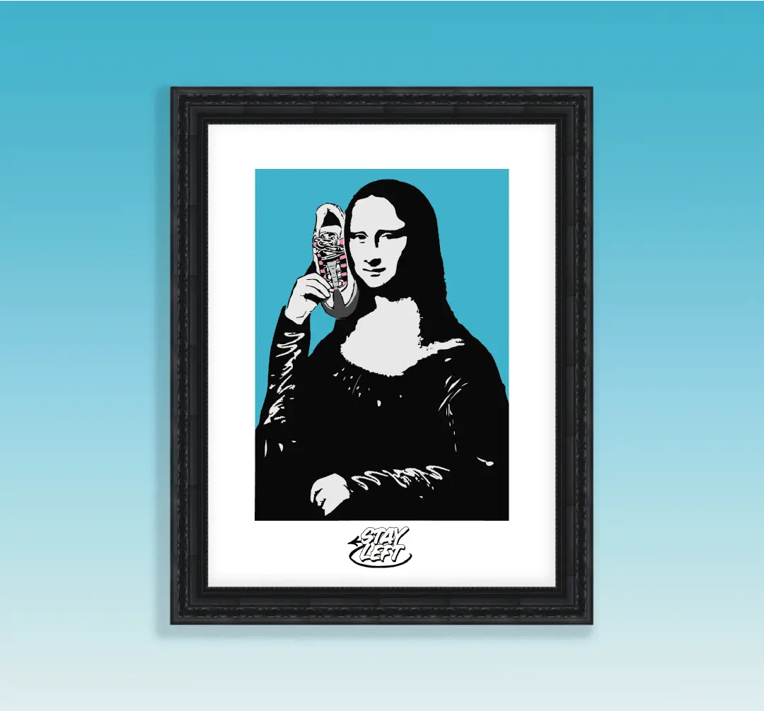Mandem Lisa Art Print - A3 - Stay Left Liverpool