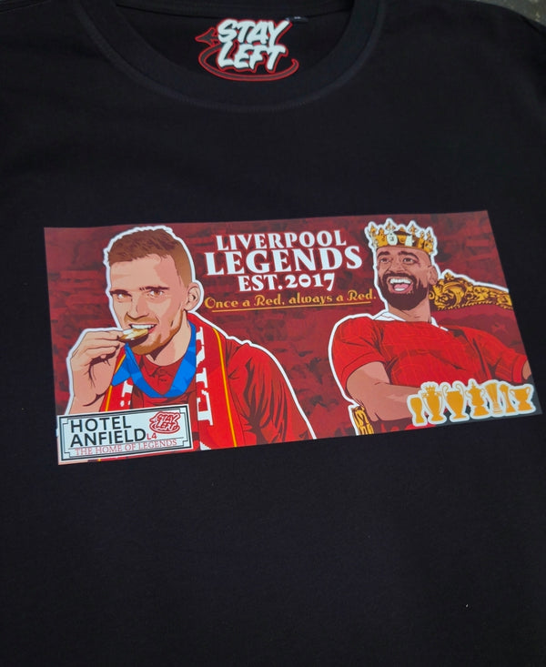 Liverpool Legends: Once A Red, Always A Red kids T-shirt - Stay Left Liverpool