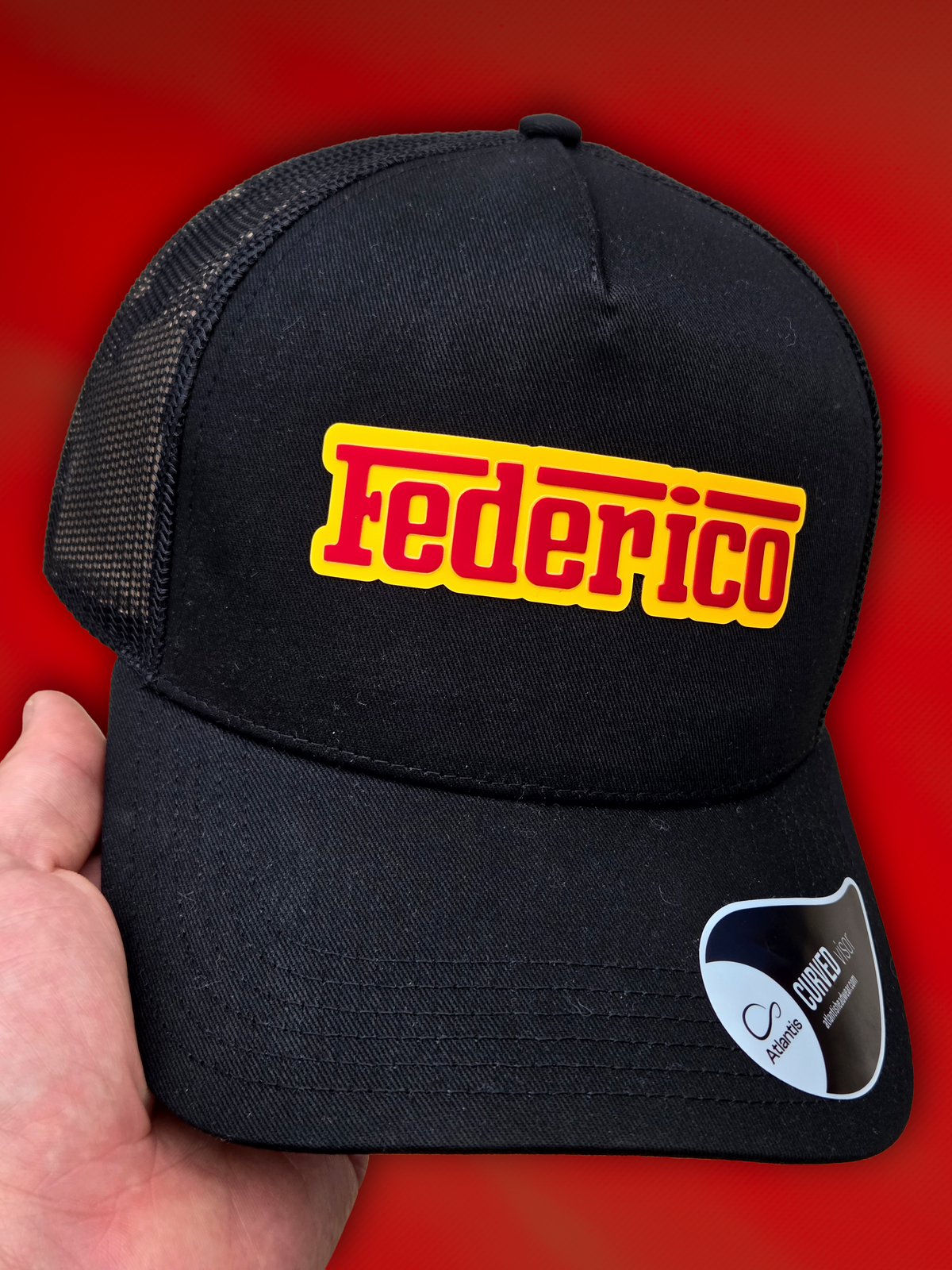 Federico Ferrari Rubberised Logo Cap - Left To Write