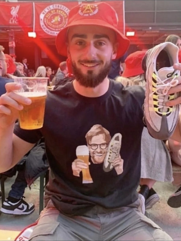 Stay Left customer Wearing: Klopp 95 tee