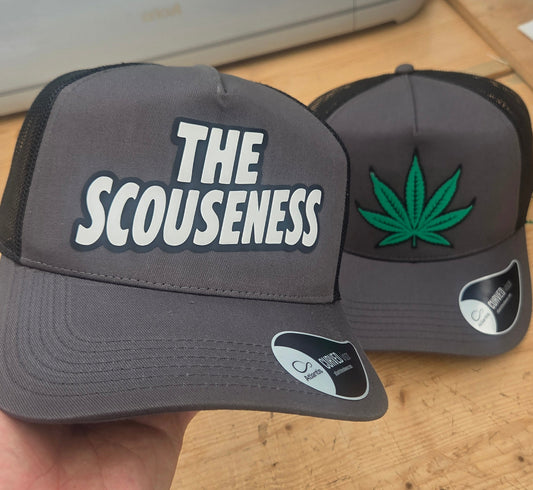 The Scouseness official cap with 3D rubberised logo, available in black, grey or navy