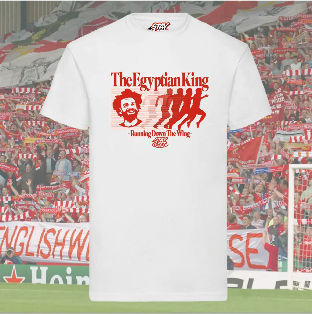 Retro Mo Down The Wing T-Shirt - Stay Left Liverpool