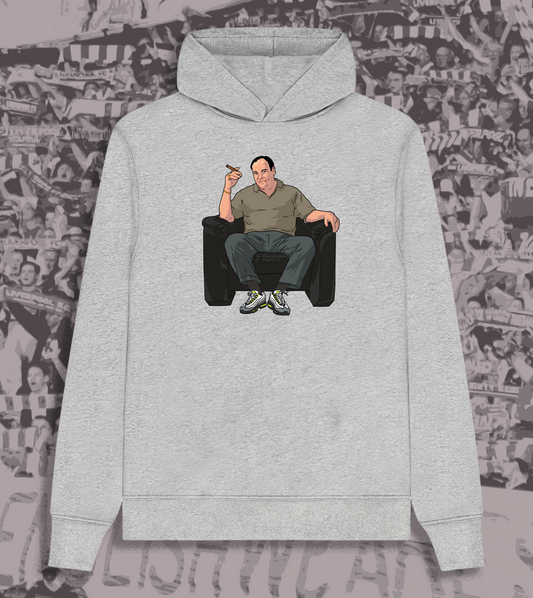 Tony Soprano Air-Marone 95 hoodie: Tony Soprano in neon Air Max 95 trainers, available in grey or black