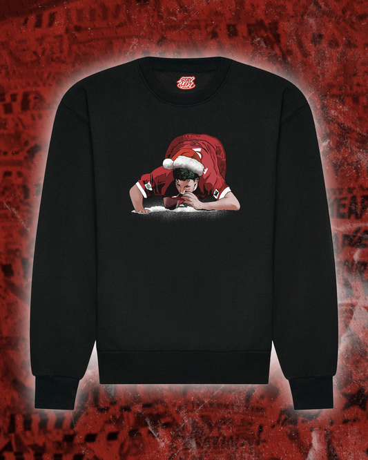 Fowlers White Christmas Jumper & Hoodie - Stay Left Liverpool