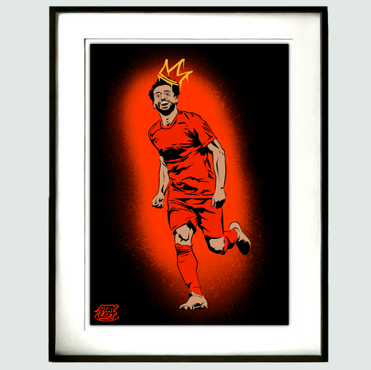 Mo Salah - The Egyptian King - A4 Art Print - Left To Write
