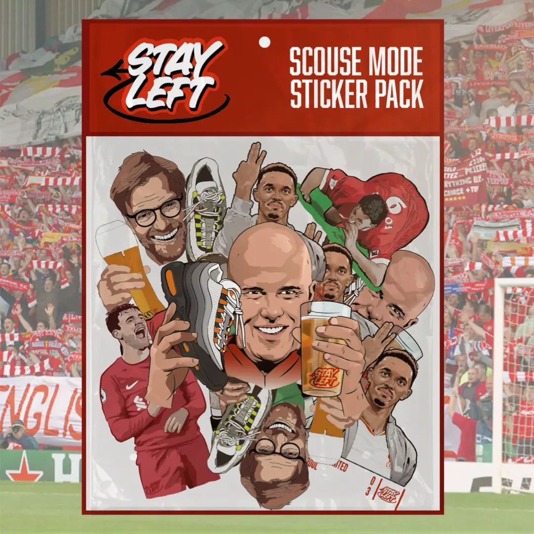 Stay Left Scouse Mode Sticker Pack - Left To Write