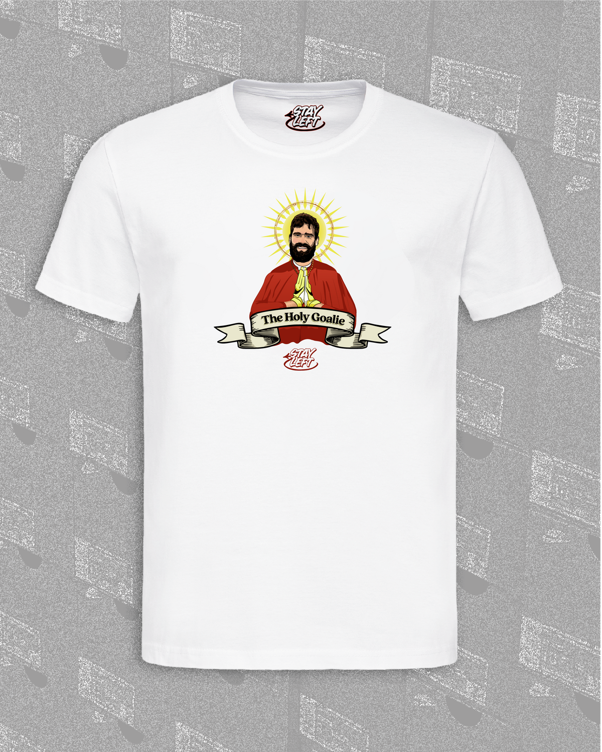 The Holy Goalie kids T-shirt - Stay Left Liverpool