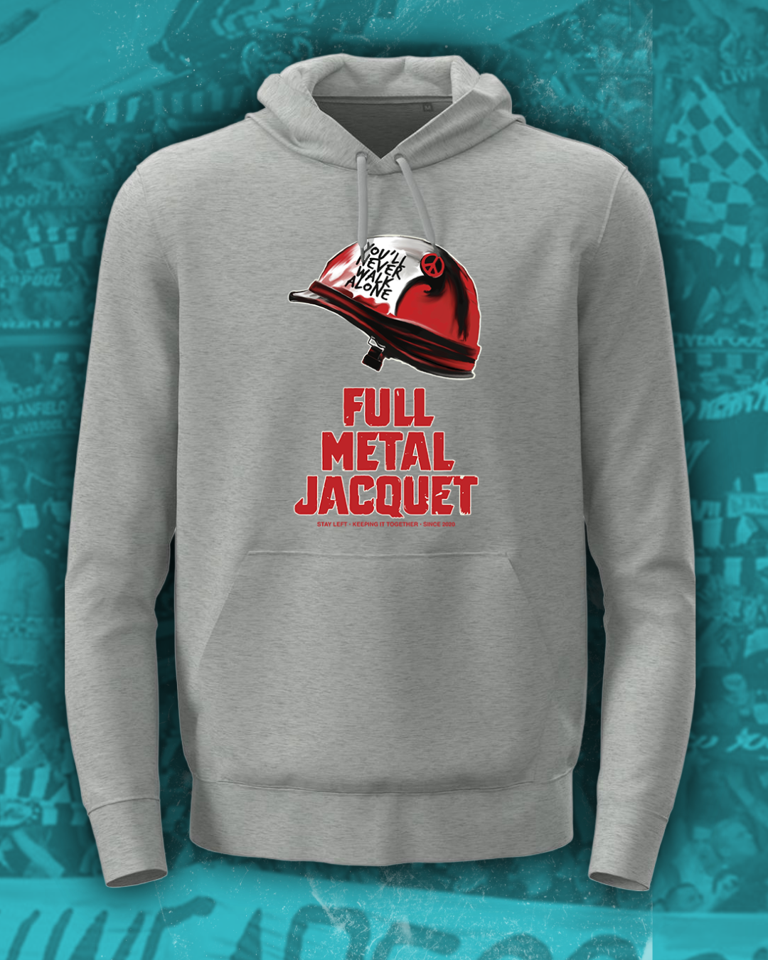 Full Metal Jacquet kids hoodie - Stay Left Liverpool