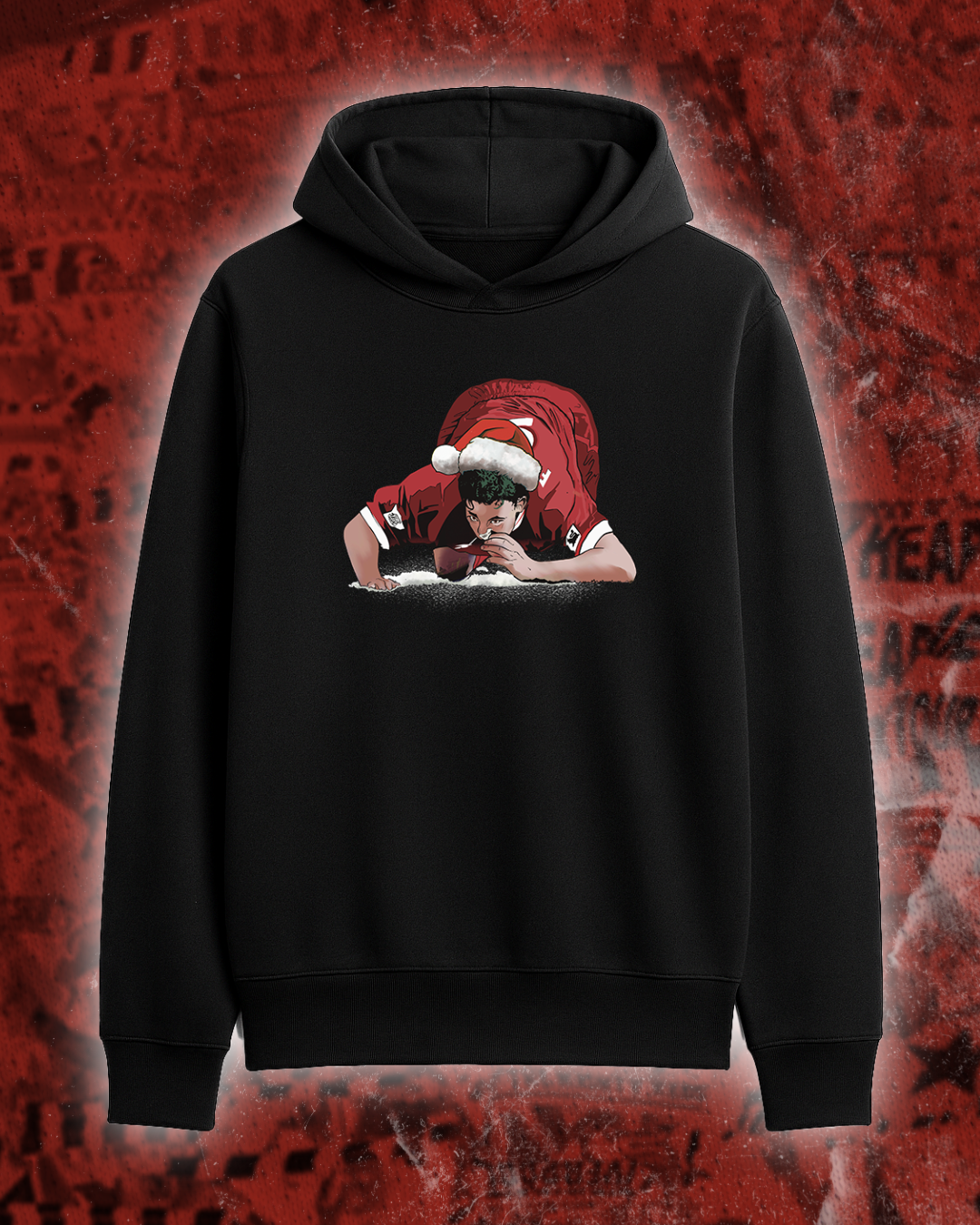 Fowlers White Christmas Jumper & Hoodie - Stay Left Liverpool (view 3)