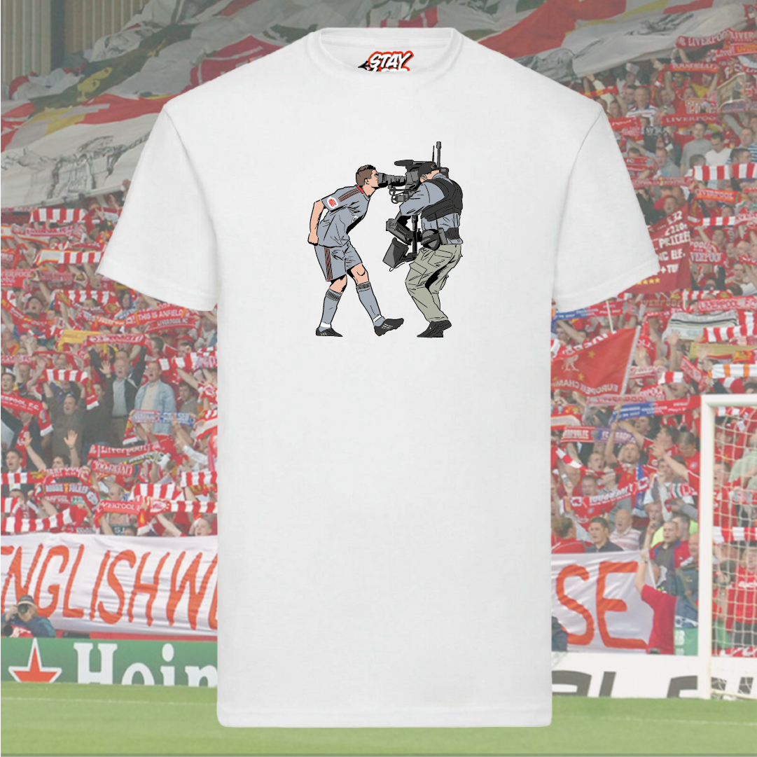 Stevie G Hates The Mancs kids T-shirt - Stay Left Liverpool