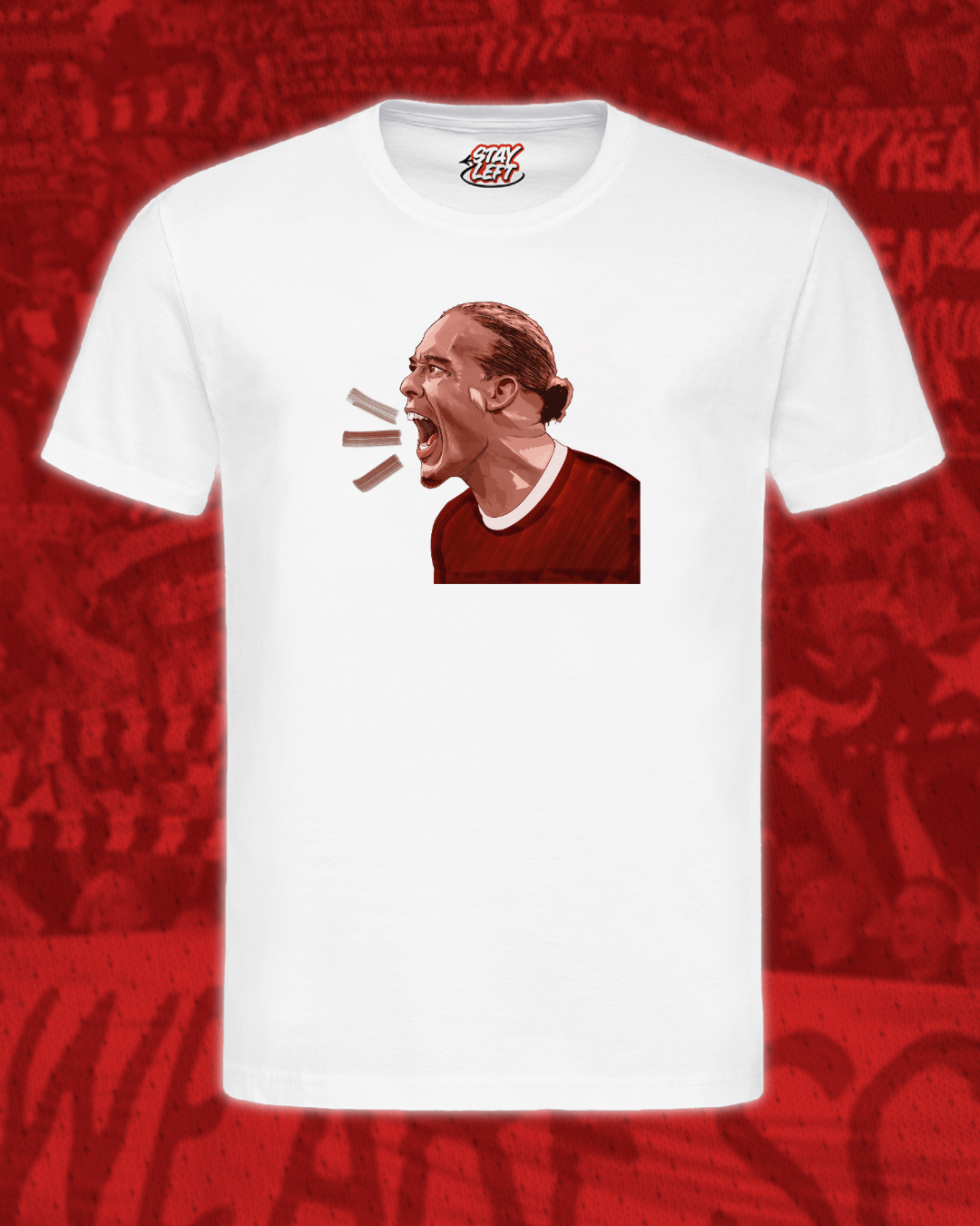 Captain Virgil kids T-shirt - Stay Left Liverpool