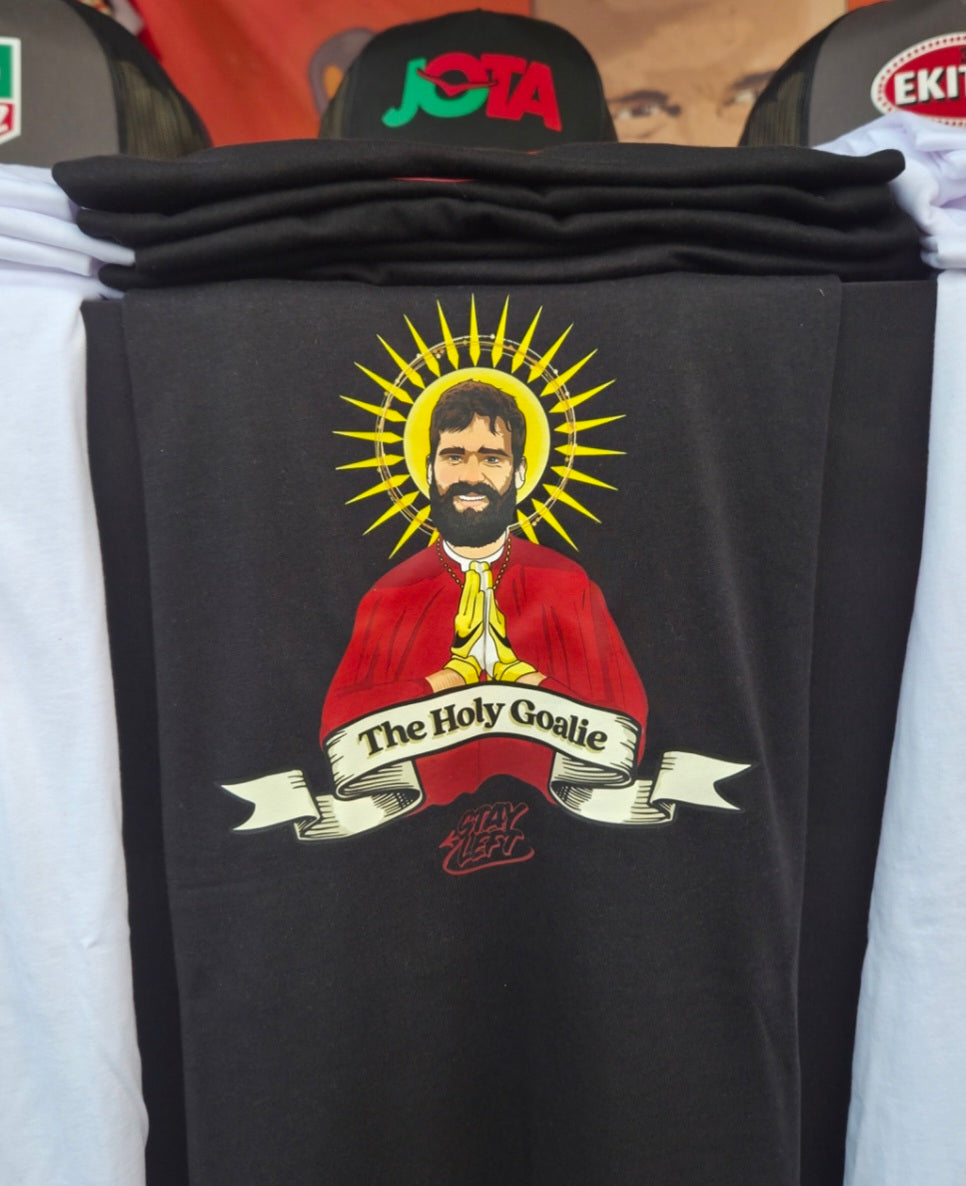 The Holy Goalie kids T-shirt - Stay Left Liverpool