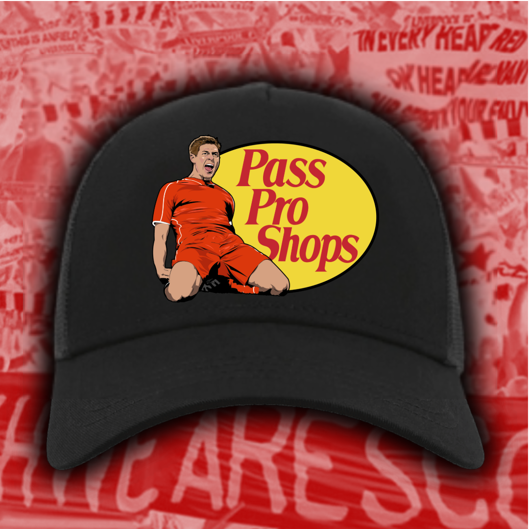Pass Pro Shops Gerrard cap with printed logo, available in black, grey or navy