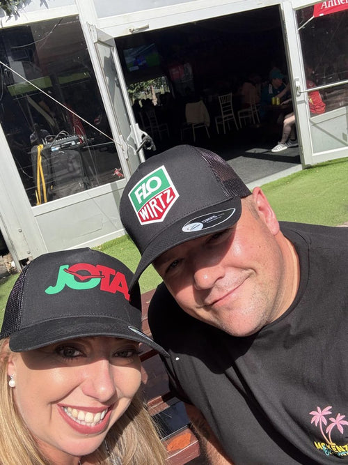 Stay Left customer Wearing: Jota & Flo Wirtz truckers